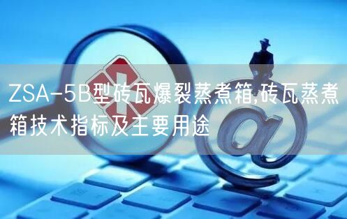 ZSA-5B型砖瓦爆裂蒸煮箱,砖瓦蒸煮箱技术指标及主要用途(图1)