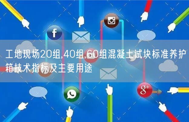 工地现场20组,40组,60组混凝土试块标准养护箱技术指标及主要用途(图1)