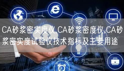 CA砂浆密实度仪,CA砂浆密度仪,CA砂浆密实度试验仪技术指标及主要用途(图1)