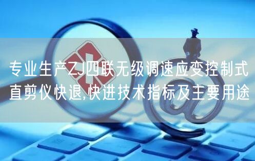 专业生产ZJ四联无级调速应变控制式直剪仪快退,快进技术指标及主要用途(图1)