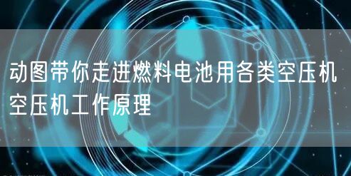 动图带你走进燃料电池用各类空压机 空压机工作原理(图1)