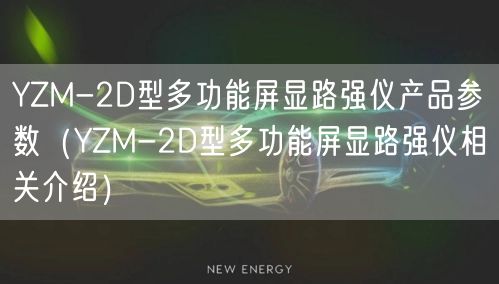 YZM-2D型多功能屏显路强仪产品参数（YZM-2D型多功能屏显路强仪相关介绍）(图1)