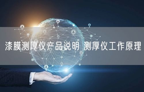 漆膜测厚仪产品说明 测厚仪工作原理(图1)
