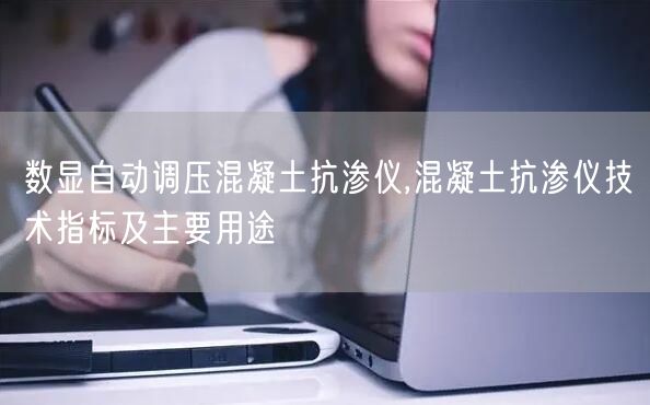 数显自动调压混凝土抗渗仪,混凝土抗渗仪技术指标及主要用途(图1)