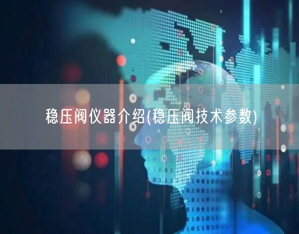 稳压阀仪器介绍(稳压阀技术参数)(图1)