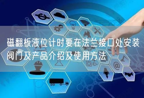 磁翻板液位计时要在法兰接口处安装阀门及产品介绍及使用方法(图1)