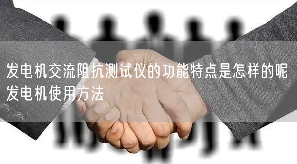 发电机交流阻抗测试仪的功能特点是怎样的呢 发电机使用方法(图1)
