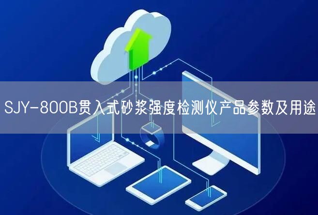 SJY-800B贯入式砂浆强度检测仪产品参数及用途(图1)
