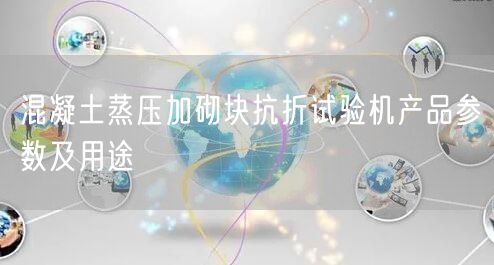 混凝土蒸压加砌块抗折试验机产品参数及用途(图1)