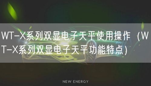 WT-X系列双显电子天平使用操作（WT-X系列双显电子天平功能特点）(图1)
