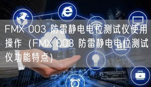 FMX 003 防雷静电电位测试仪使用操作（FMX 003 防雷静电电位测试仪功能特点）(图1)