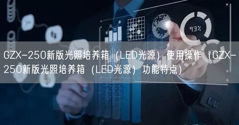 GZX-250新版光照培养箱（LED光源）使用操作（GZX-250新版光照培养箱（LED光源）功能特点）(图1)