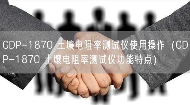 GDP-1870 土壤电阻率测试仪使用操作（GDP-1870 土壤电阻率测试仪功能特点）(图1)