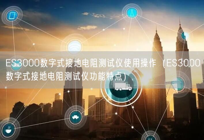 ES3000数字式接地电阻测试仪使用操作（ES3000数字式接地电阻测试仪功能特点）(图1)